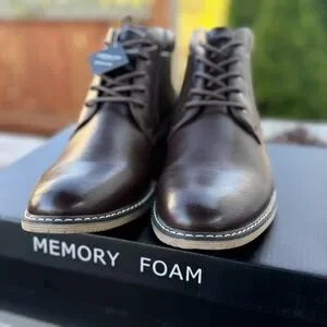 London Fog | Shoes | London Fog Brown Leather Chukka Boots  display picture 3
